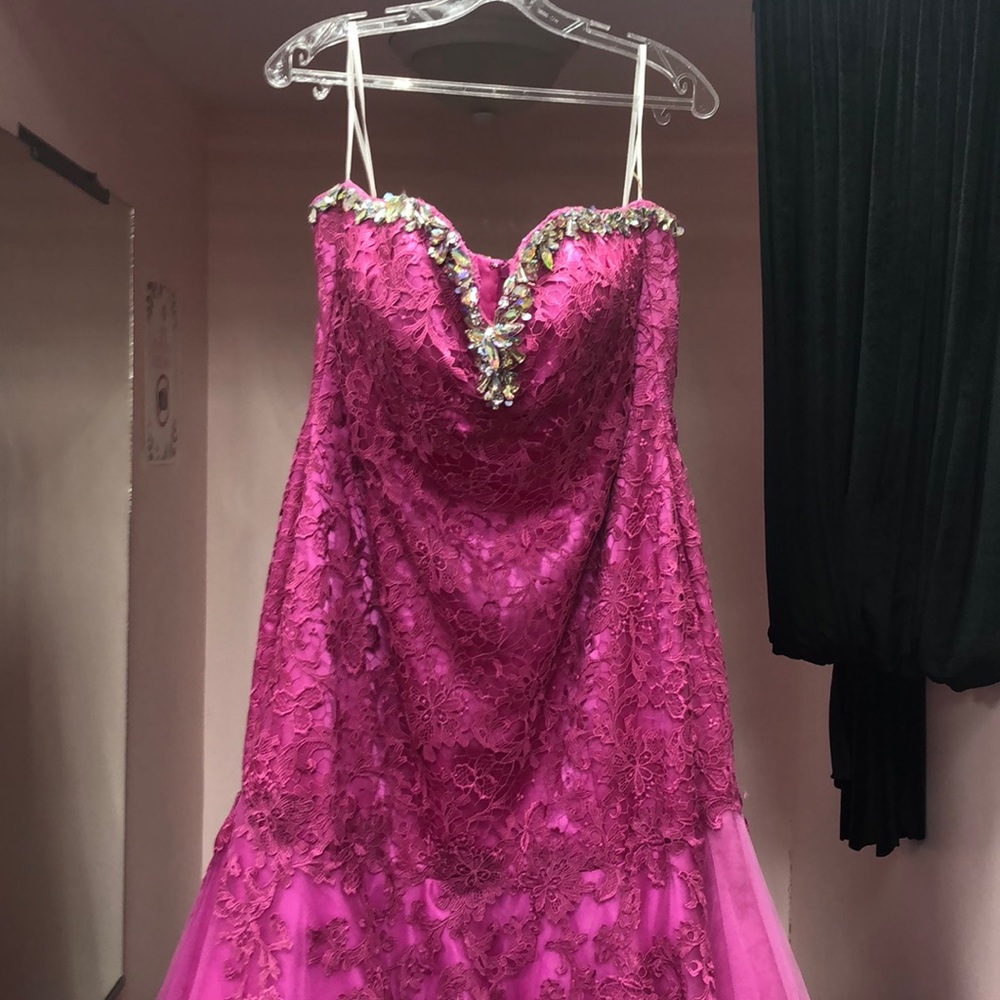 NWT HOT PINK MERMAID DRESS
